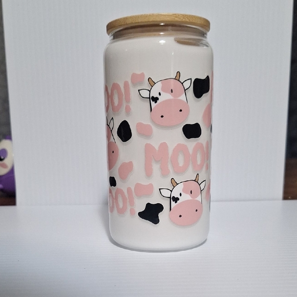 handcrafted Other - Milk Style Liquid GLASS Tumbler